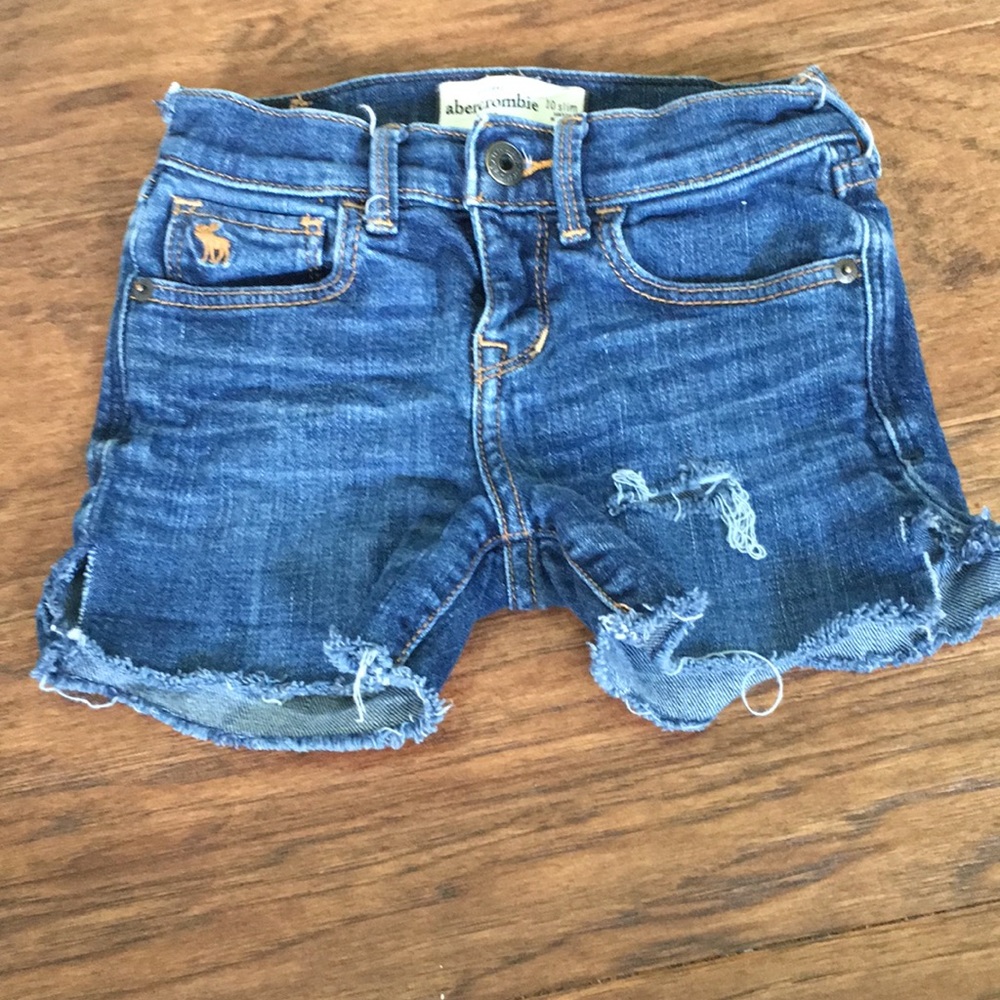 Abercrombie kids jorts (jean shorts)